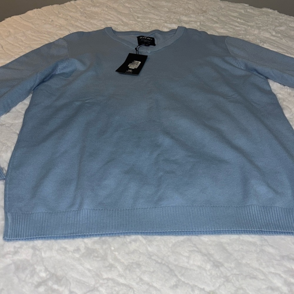 X RAY Men's Classic Basic V-Neck Sweater Size 3XL.